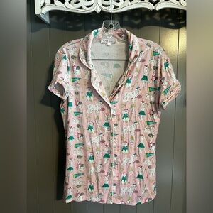 Toss Designs Tennis Pups pajama top -top ONLY